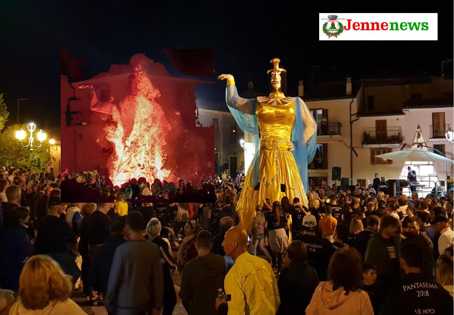 Bagno di folla per la “Pantasema” di Jenne, piazza gremita per un evento suggestivo ed entusiasmante