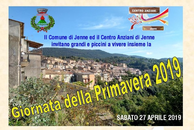 Arriva a Jenne la giornata della primavera, grande festa popolare in piazza il 27 Aprile con divertimento per tutti