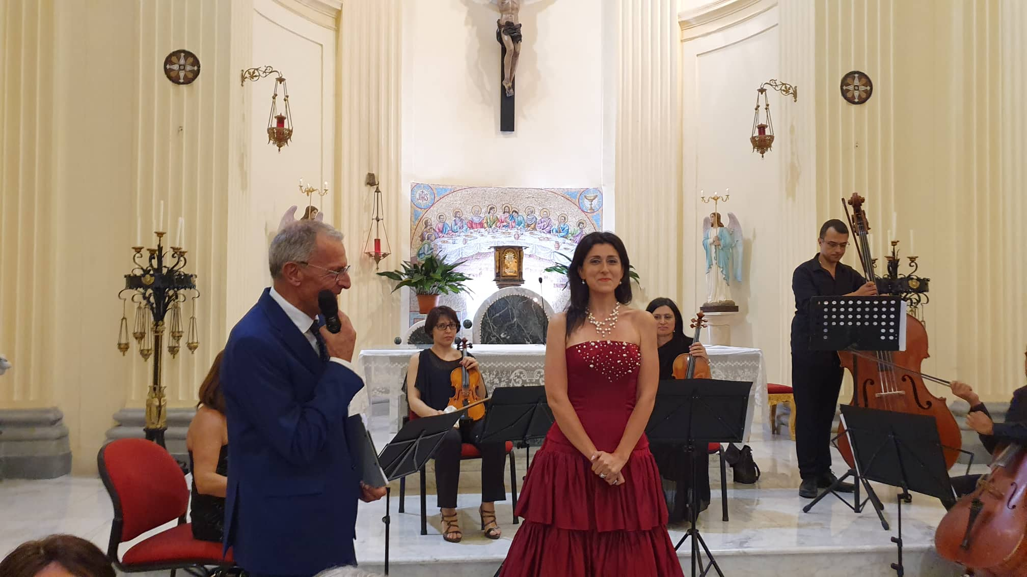 Gran Concerto di fine anno a Jenne con il soprano Angela Nicoli, coro ed orchestra top level