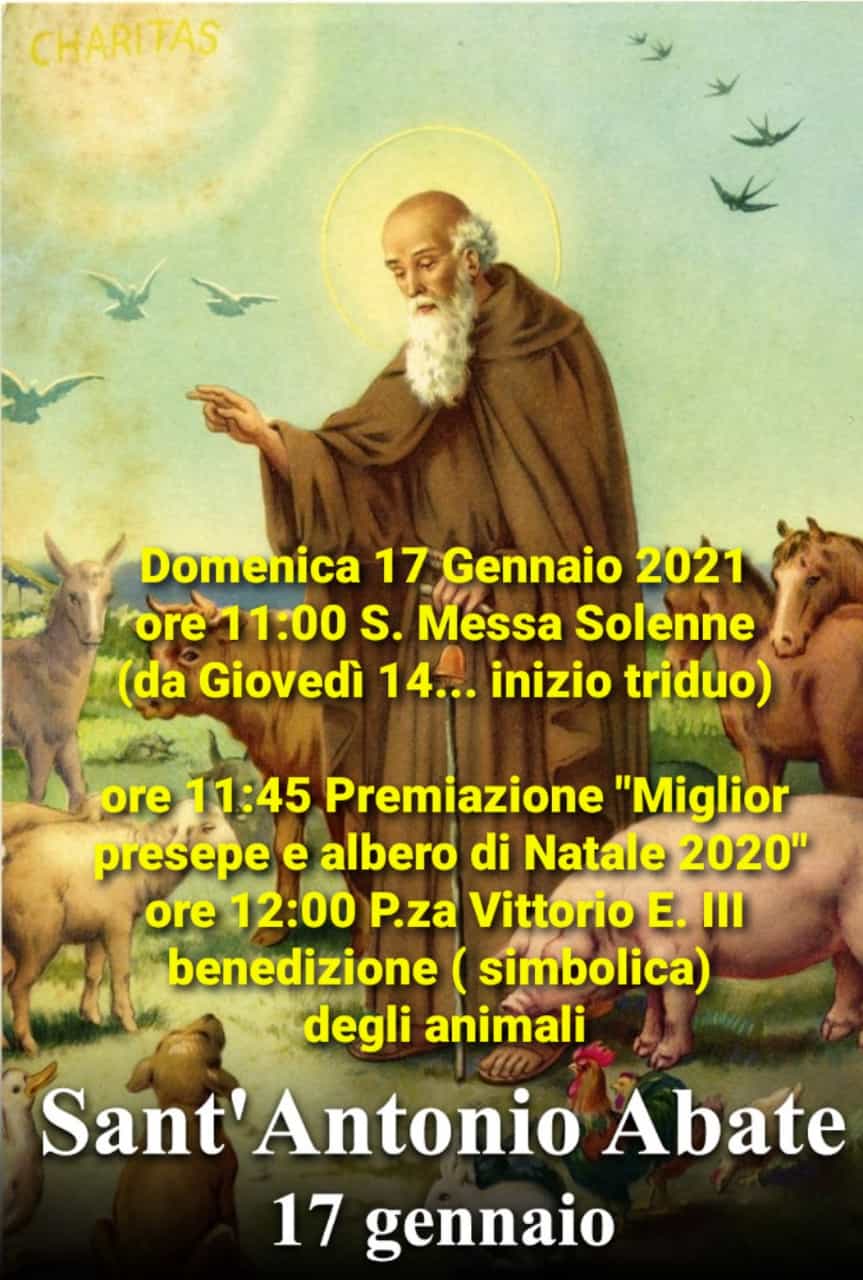 A Jenne simbolica benedizione degli animali per la festa di Sant’Antonio Abate