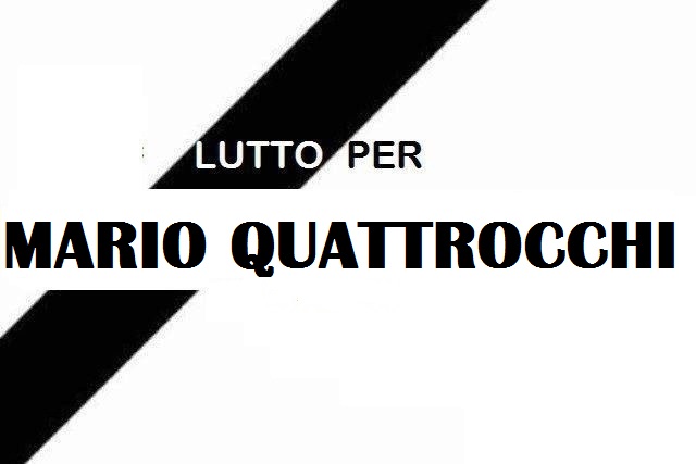 Lutto per la scomparsa di Mario Quattrocchi