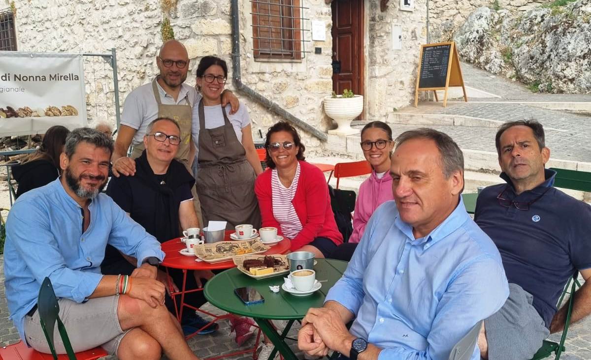 A Jenne gradita visita del sindaco di Montegalda Andrea Nardin