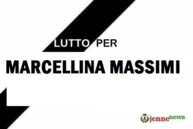 Lutto per la scomparsa di Marcellina Massimi