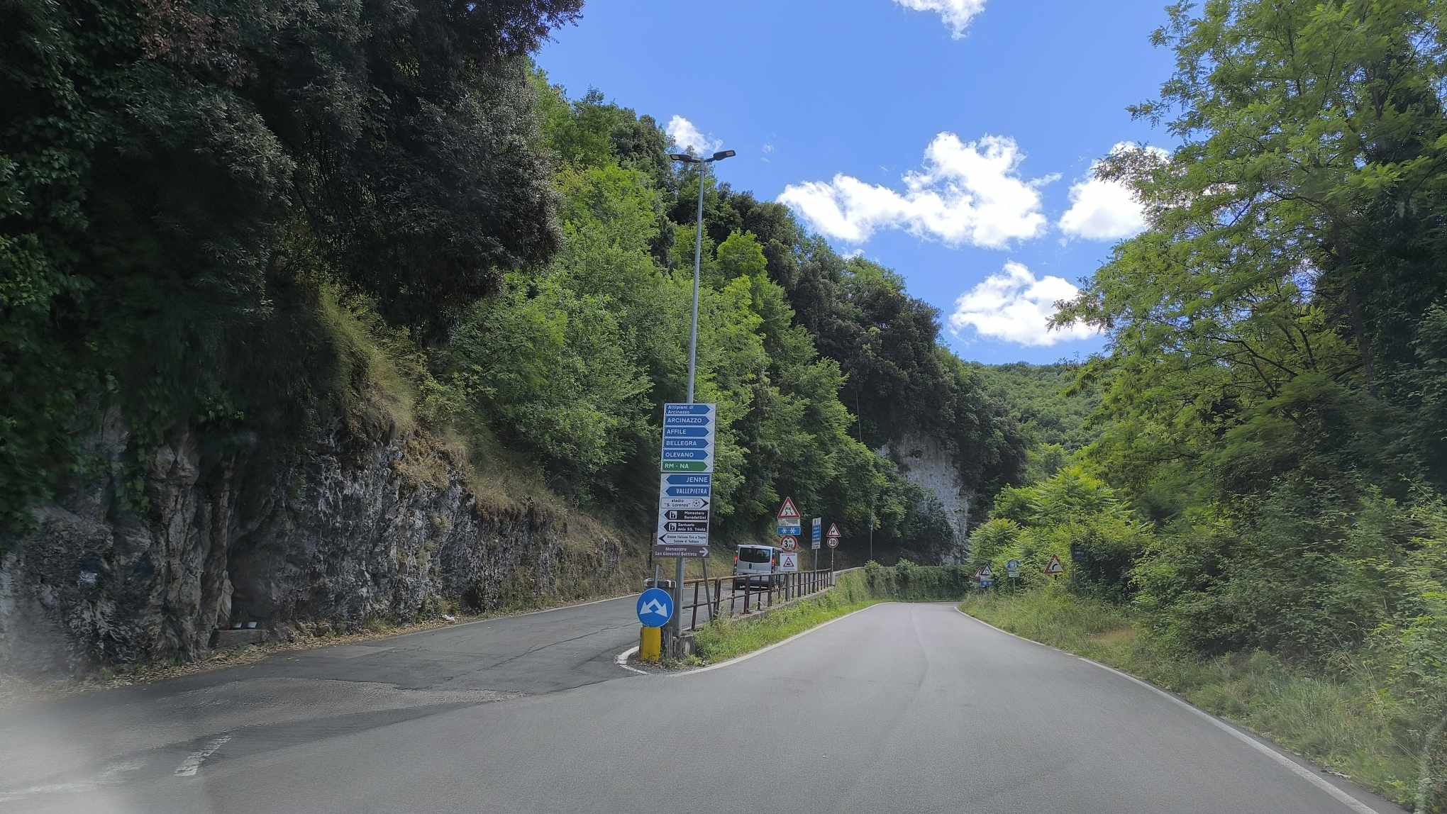 Sp 45A, Subiaco Jenne Vallepietra, slittano i lavori alla settimana prossima